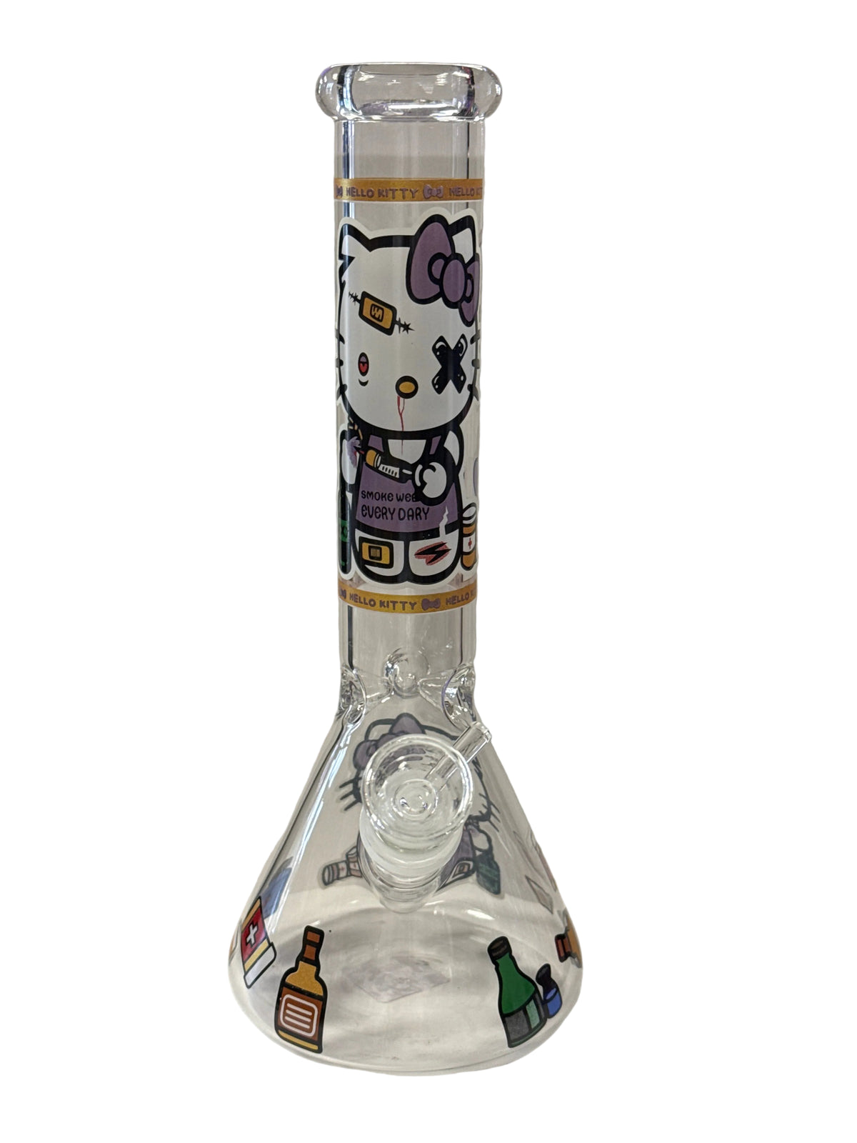 Blood Shot Hello Kitty Beaker