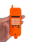 Silicone - 3.8" Ninetie's Phone Styles Design Hand Pipe | Single Unit