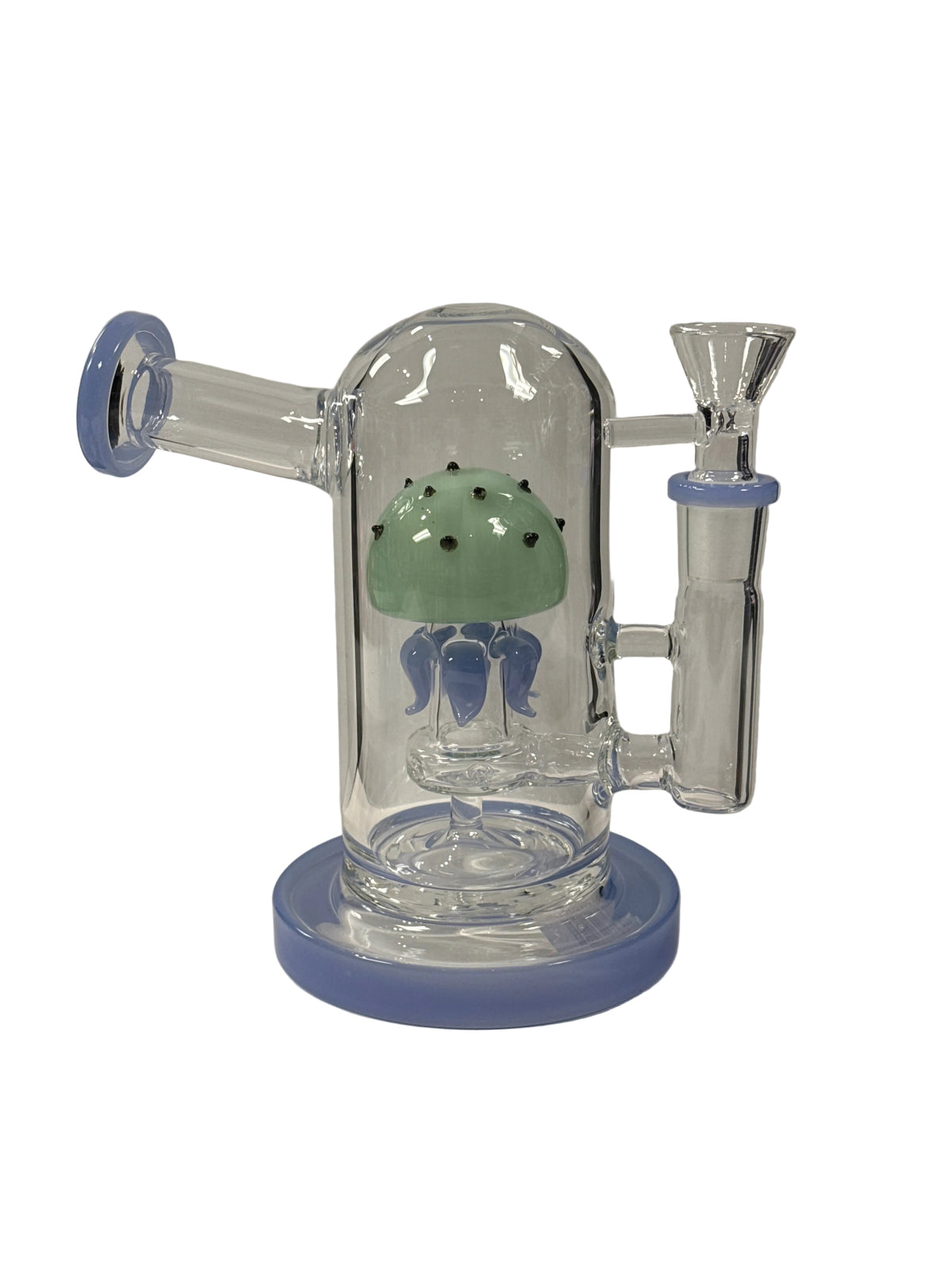 Waterpipe with Colored Octopus Rig Inside comes with Bowl Piece