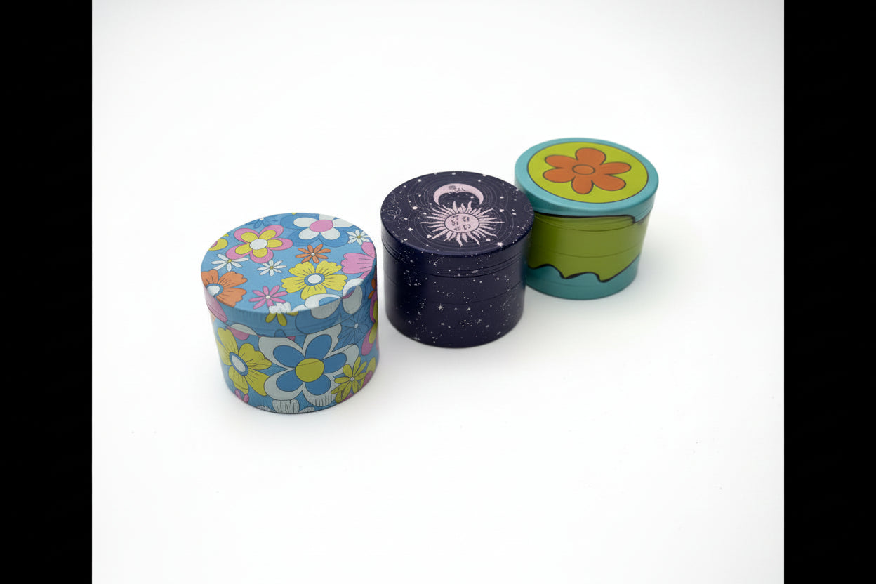 SKY HIGH - 55MM Herb Grinder | Assorted 3 Styles | Single Unit Main image