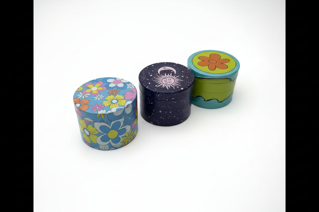 SKY HIGH - 55MM Herb Grinder | Assorted 3 Styles | Single Unit