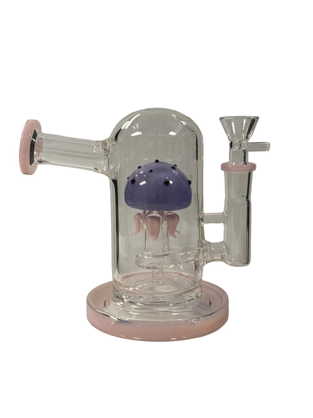 Waterpipe with Colored Octopus Rig Inside comes with Bowl Piece