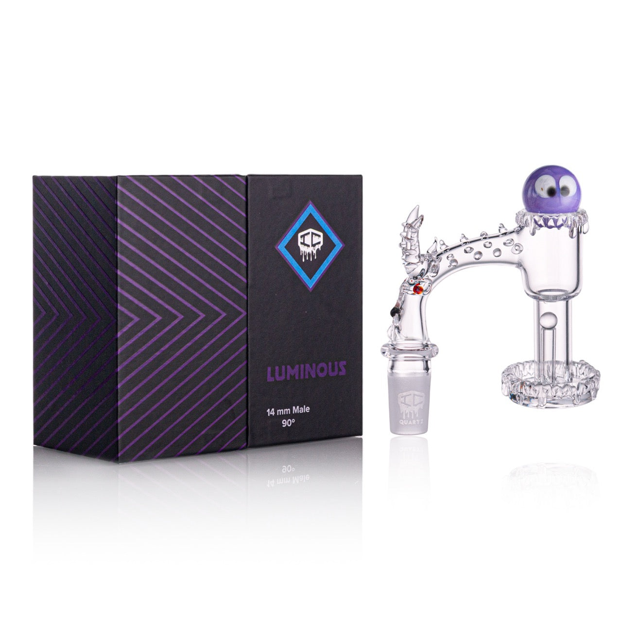 IC Quartz - Luminous-F Premium Design | 14mm 90° Banger | 99.9% Banger | 5 Colors