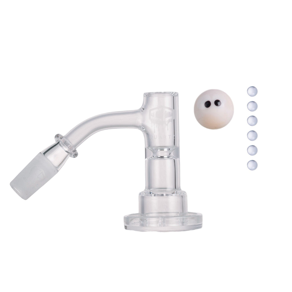 IC Quartz - Odyssey 3rd Gen | 14mm 45D Banger | Includes Carb Cap, Terp balls | 5 Colors