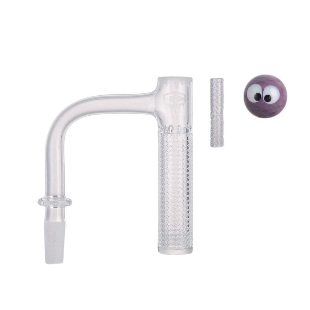 IC Quartz - Eclipse | 10mm 90D Banger | Includes Carb cap, Terp Ball | 5 Colors