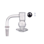 IC Glass - Ice River | 10mm 90D Quartz Banger | Includes Carb Cap, Terp Balls & Sticker | 5 Colors
