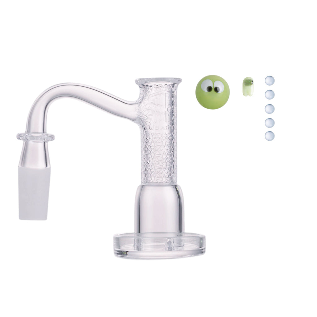 IC Quartz - Highsky 2nd Gen | 14mm 90° Banger | Includes Terp Ball Grabber | 5 Colors