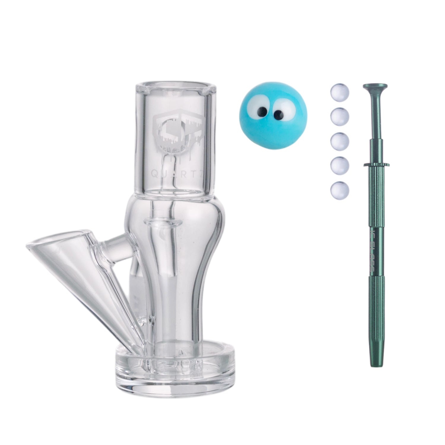 IC Quartz - Prestige 2nd Gen | 14mm 90° Banger | Includes Terp Ball Grabber | 5 Colors