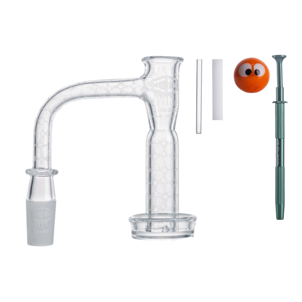 IC Quartz - Voyager 4th Gen | 14mm 90D Banger | Includes Terp Ball Grabber | 5 Colors