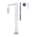 IC Glass - Challenge | 8-Inch Long with Cleaning Brush | 14mm 90D Quartz Banger | 6 Colors