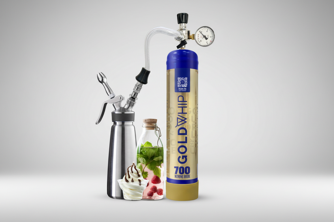 Gold Whip | 700G| FOOD-GRADE CREAM CHARGER FOR FOOD/CATERING  PURPOSE ONLY |