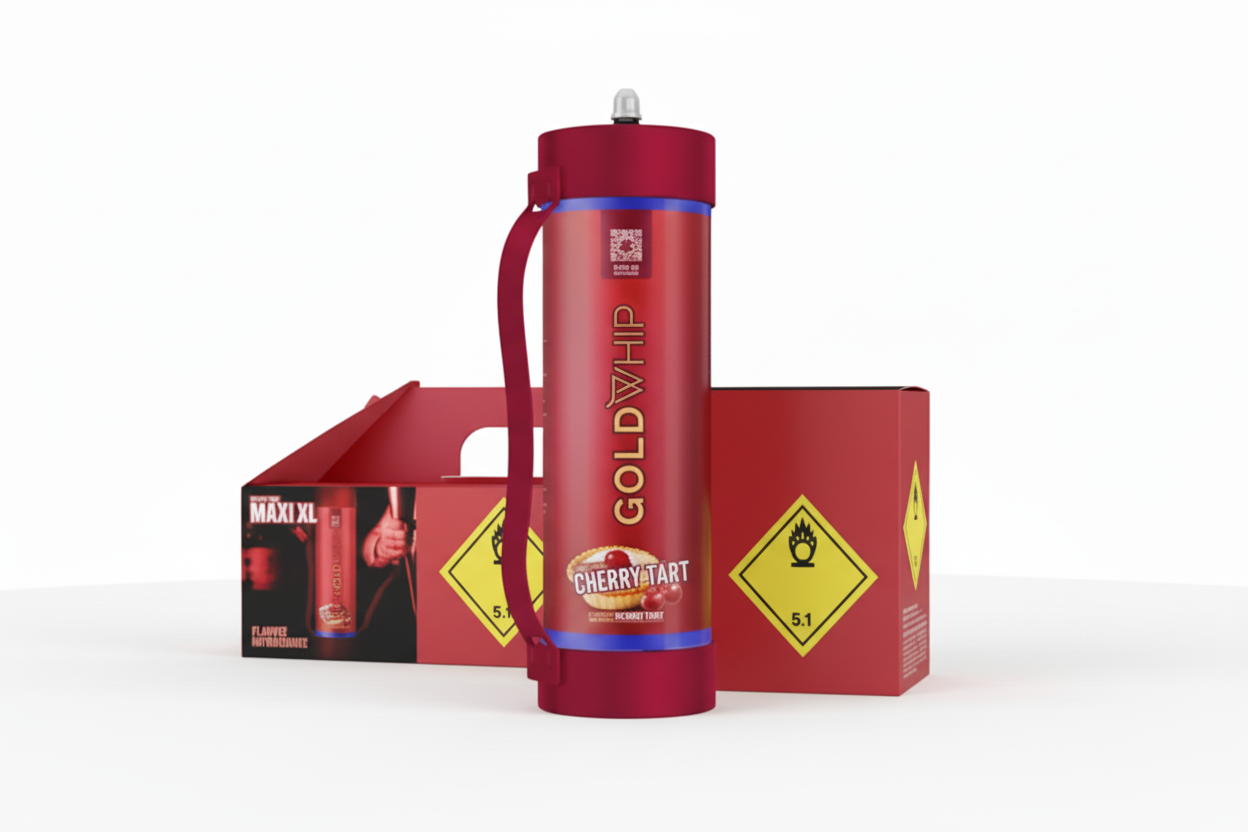 Gold Whip Maxi XL 3000G Food Grade Cream Charger Wholesale | Single Tank Catering Supply