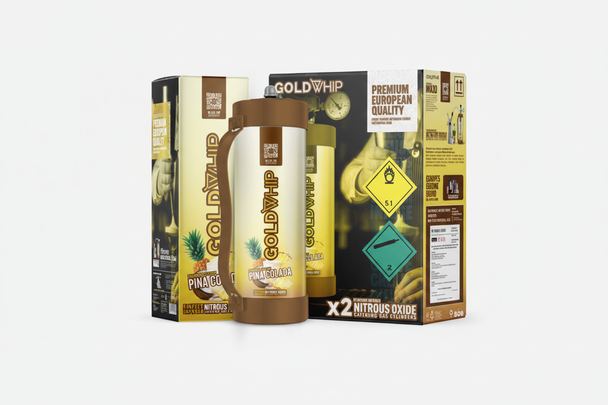 Gold Whip Maxi Cream Charger 2000g