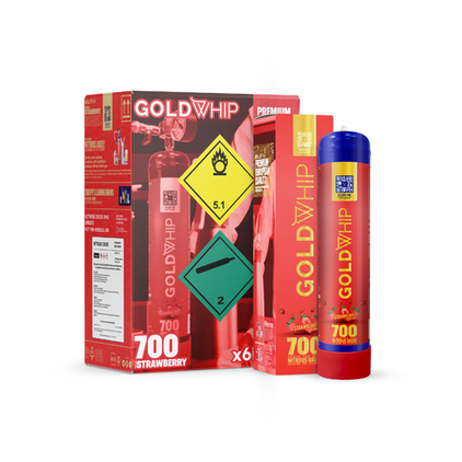Gold Whip | 700G| FOOD-GRADE CREAM CHARGER FOR FOOD/CATERING  PURPOSE ONLY |