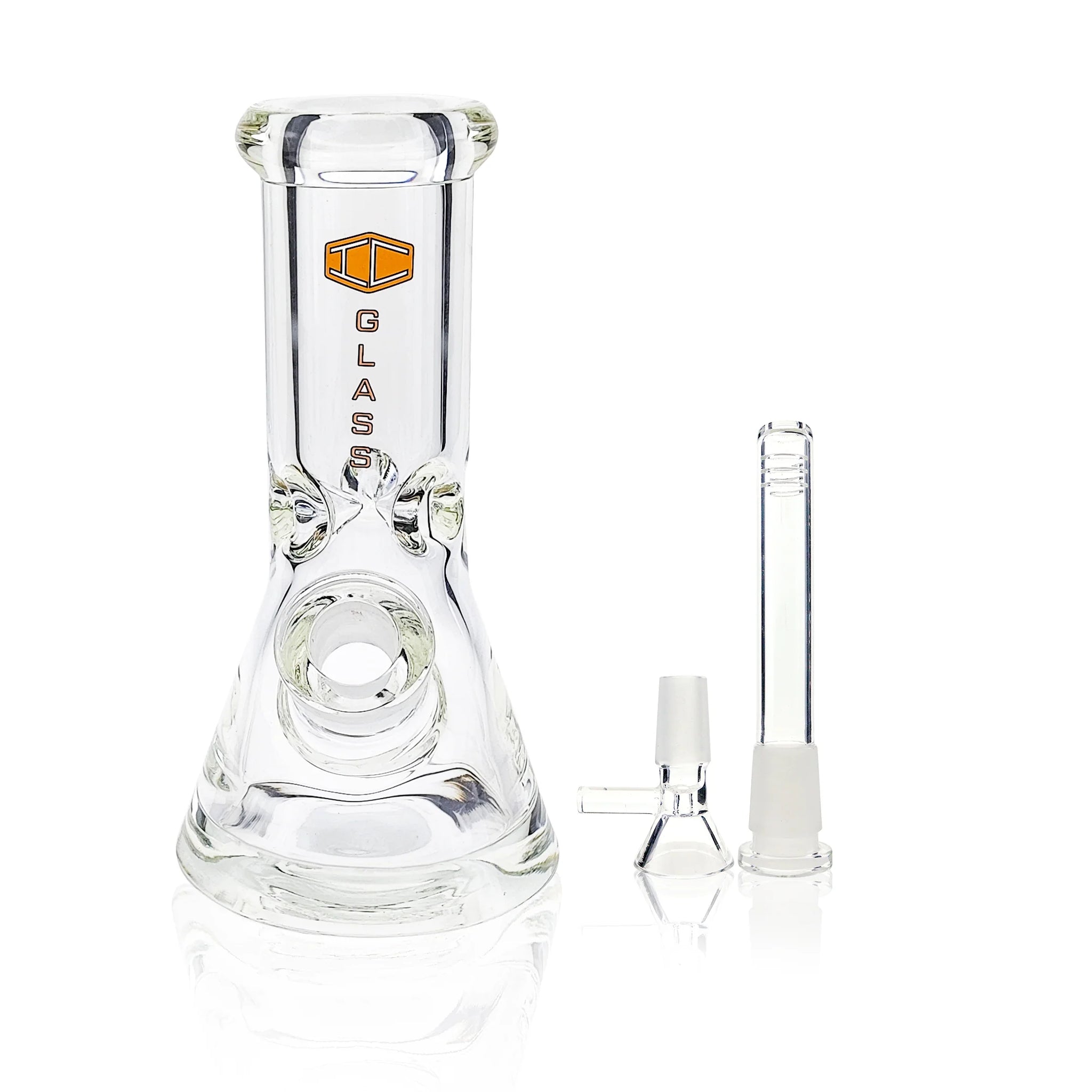 IC GLASS Heavy Base Beaker – 10 Inch, 9mm Thick Glass Water Pipe
