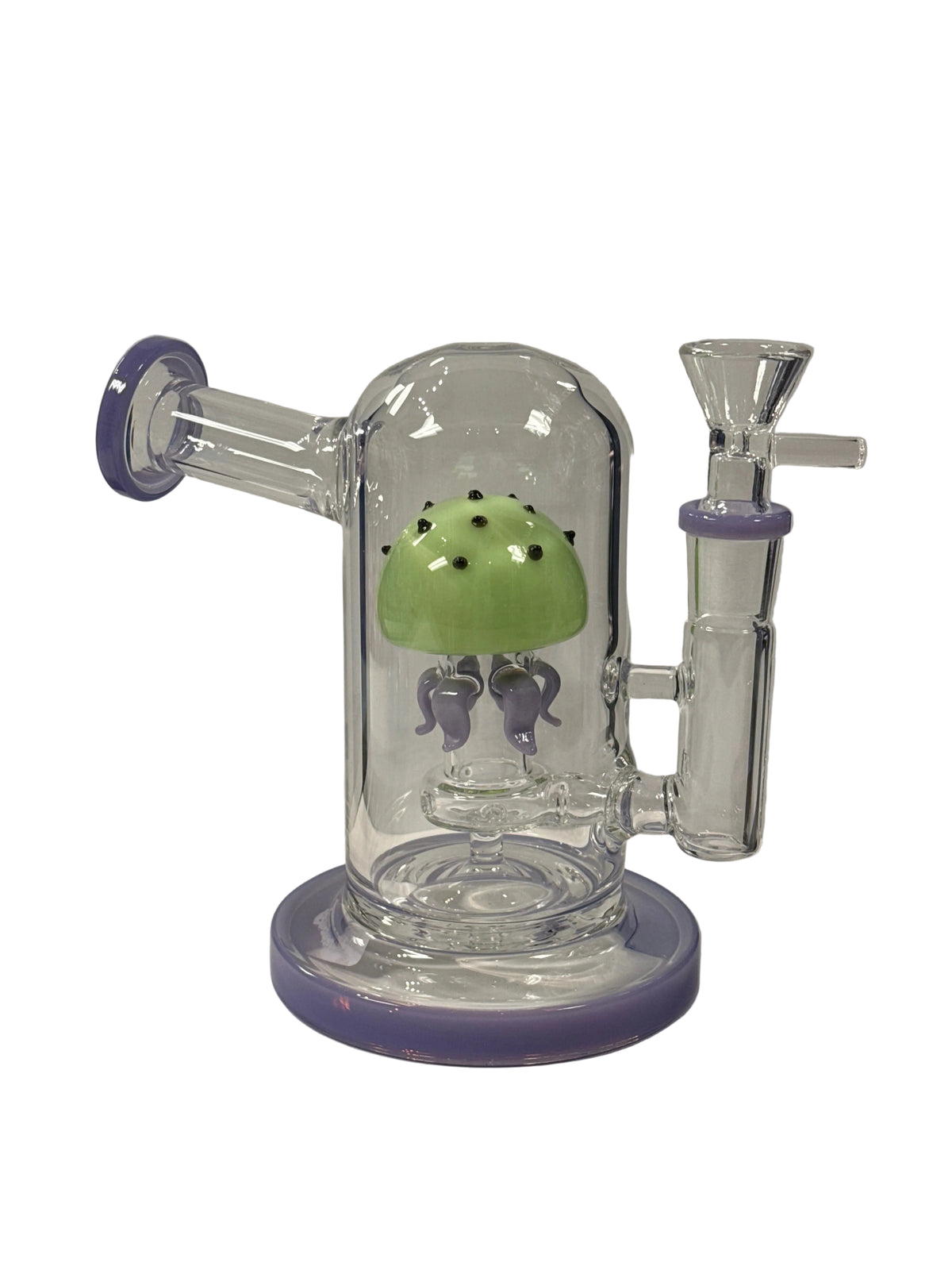 Waterpipe with Colored Octopus Rig Inside comes with Bowl Piece
