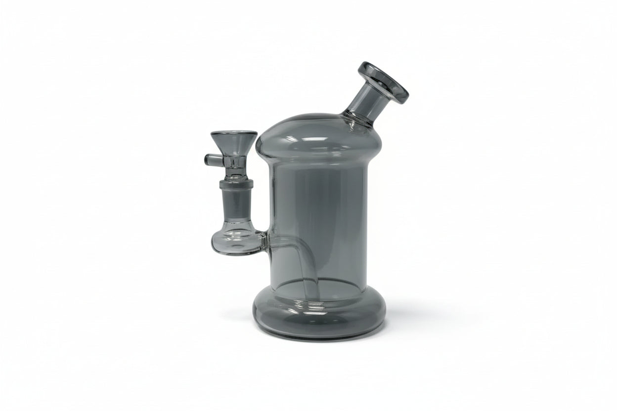 Cylindrical Rig with Matching Bowl Piece | Wholesale Smoking Accessories Supplier| WP4056