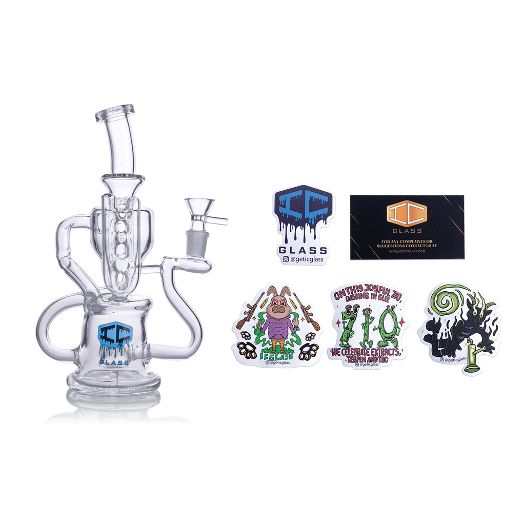 IC Glass - Recycler | ICRE1042: Premium Handcrafted Glass Recycler