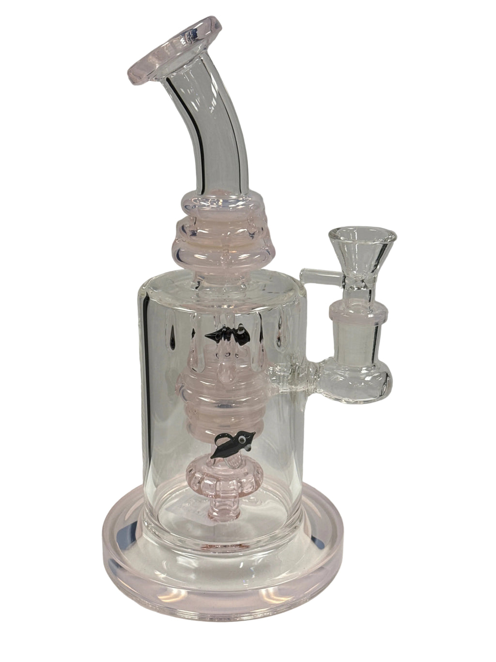 Honey drip water pipe with disc perc | WP5321