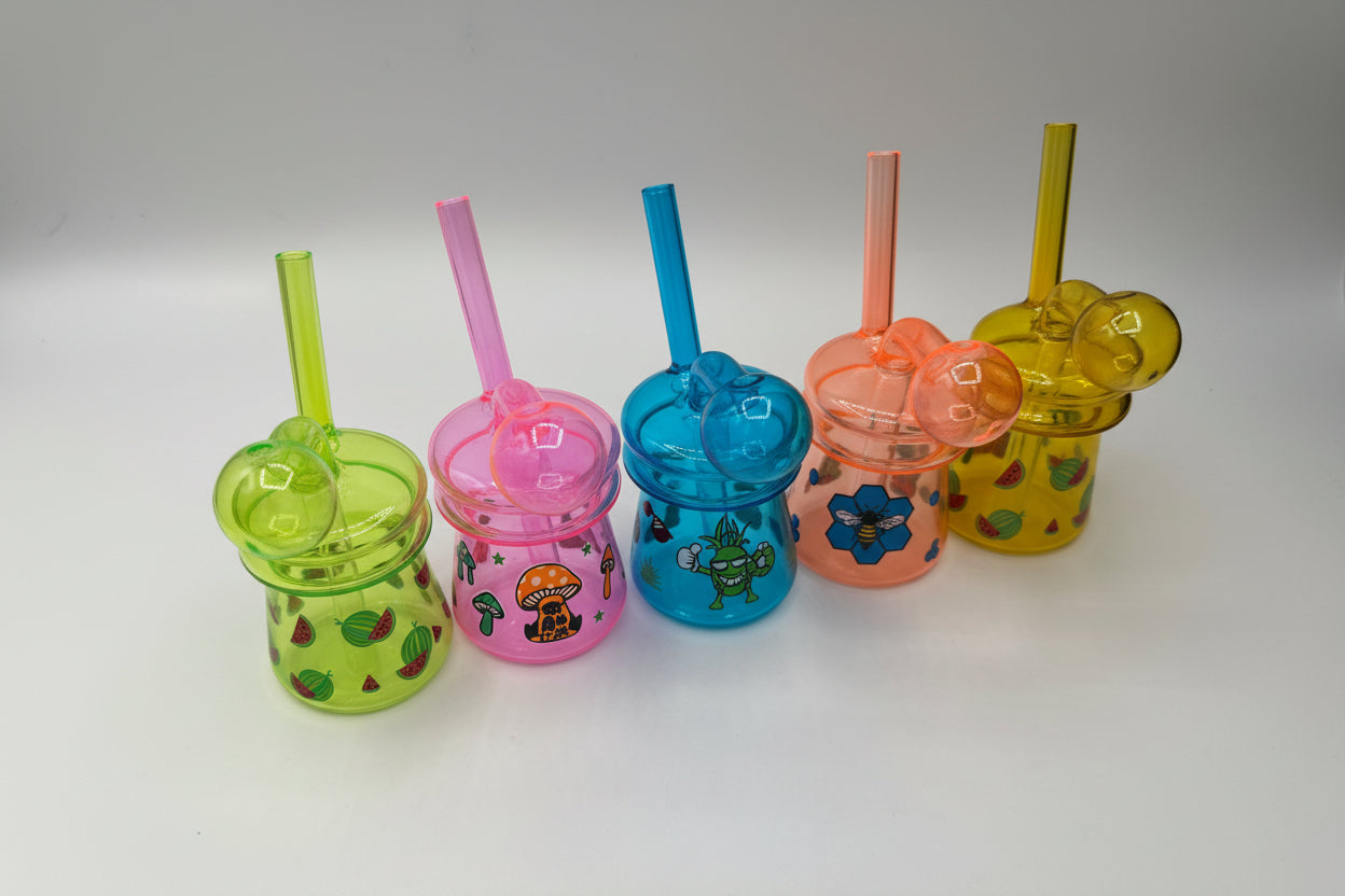Mason jar oil burner rig | PACK OF 5 COLOR | PACK Main image