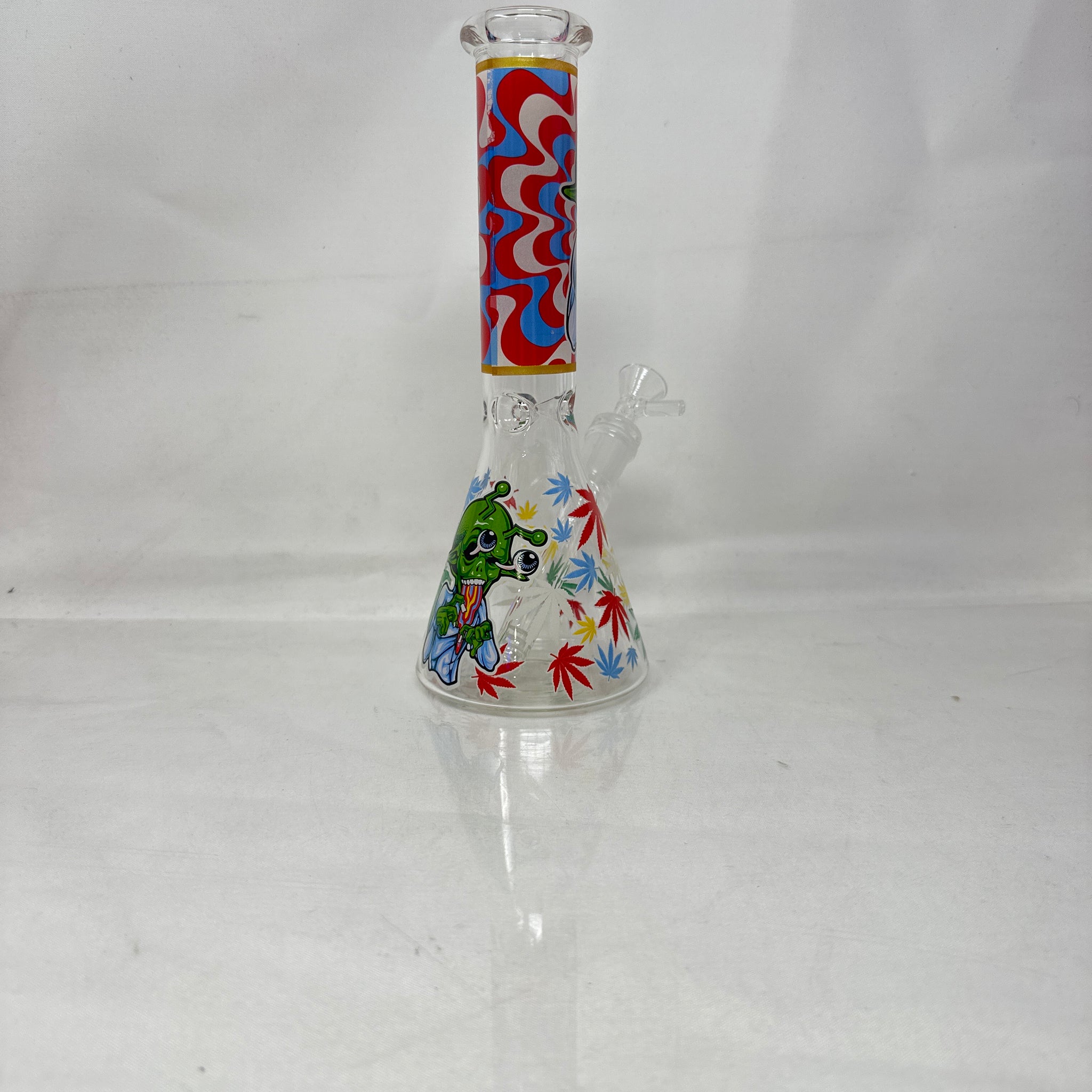 Beaker with Comic Print | "Alien Designs" | 10" 4Designs |  WP4061