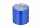ATOM Half Moon 4-piece metal weed grinder with ergonomic half-moon design