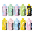 Adjust MyRusher 40K disposable vapes, 5-pack wholesale assortment in assorted colors and flavors
