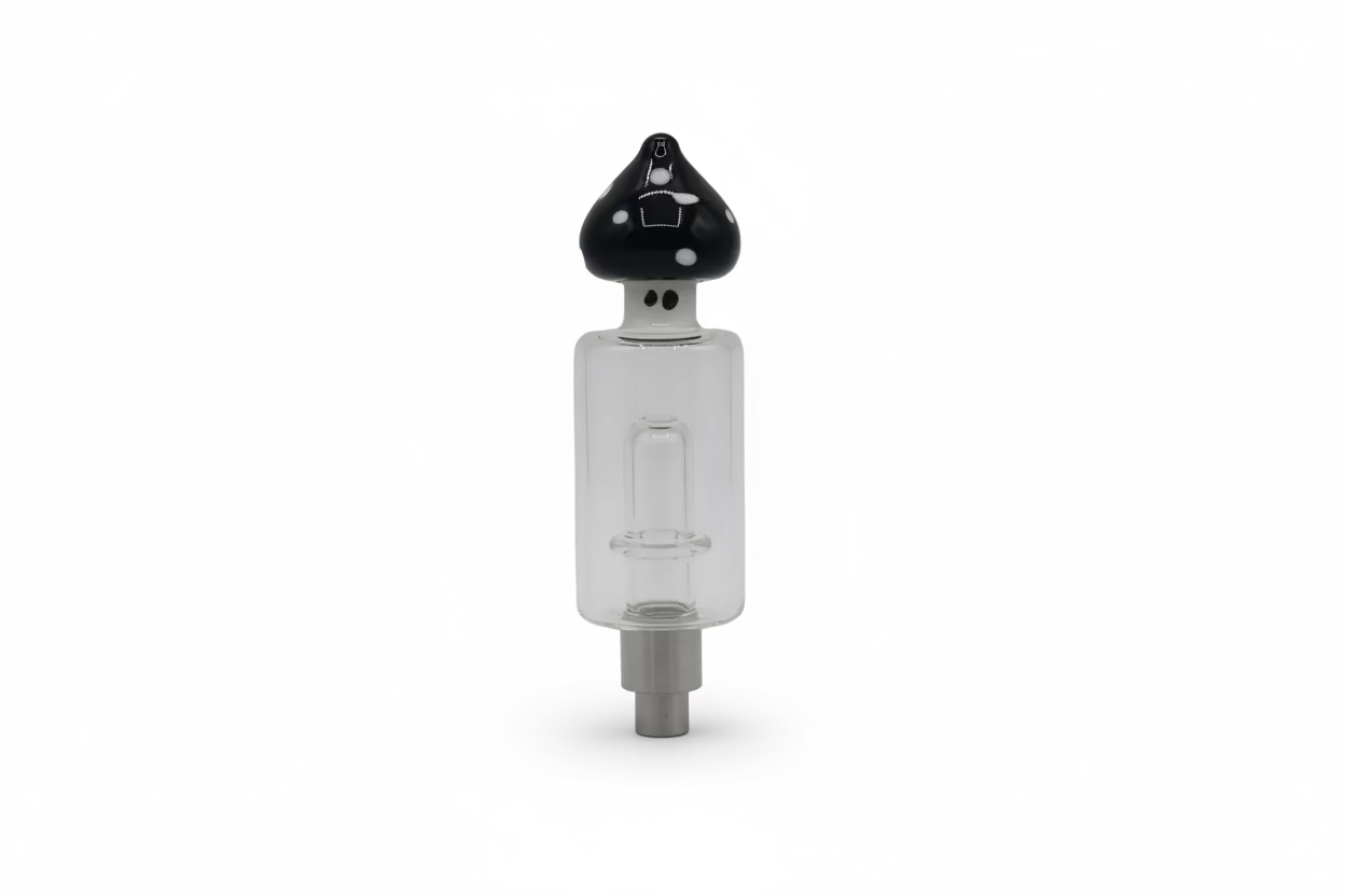 Adorable Mushroom-Shaped Glass Nectar Collector for Dabbing Concentrates