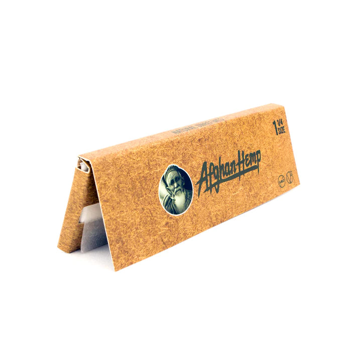 AFGAN HEMP - Natural Rolling Papers| 1 1/4 Size| 50 count Jar