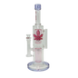 Aleaf - 14.6" The Double Ripple double can perc tube