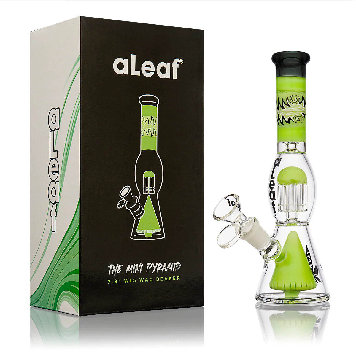 Aleaf - The Mini Pyramid | 7.8' Wig Wag Beaker