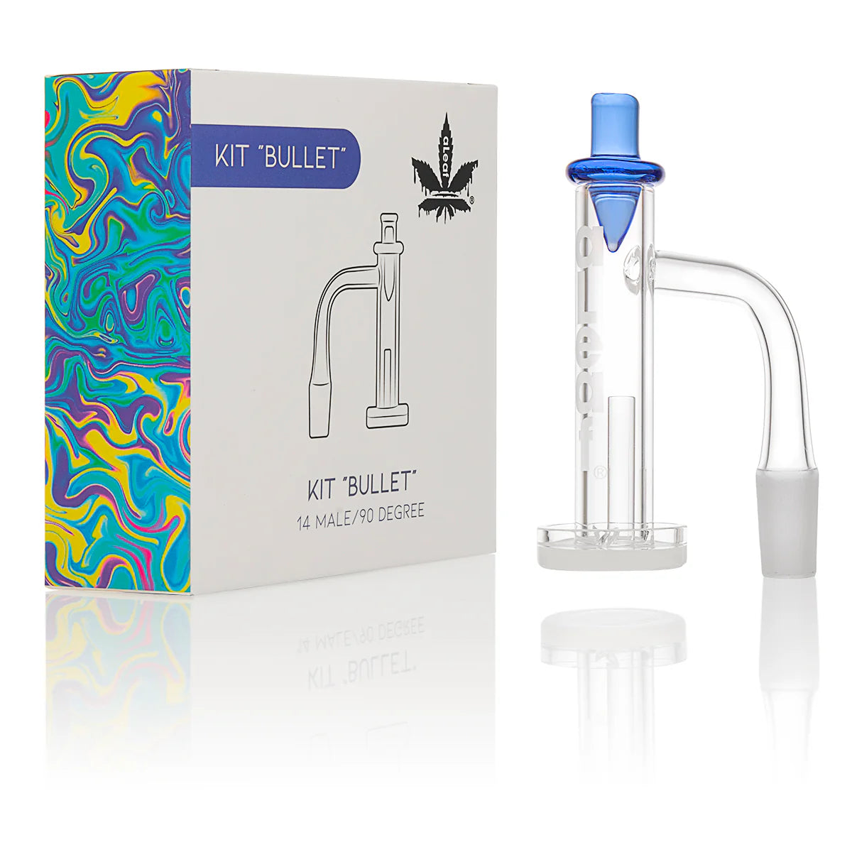 aLeaf KIT "Bullet" - | 14MM Male | 90 Degree Banger | ALD1040 Main image