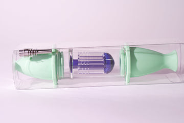 Aleaf Silicon Nectar Collector with Glass Matric Perk and Titanium Tip - SL122C for Wholesale Cannabis Accessories