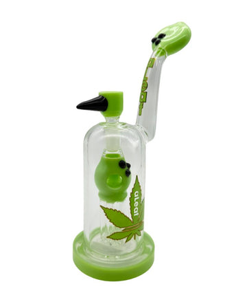 Aleaf Glass Waterpipe with Flat Mouthpiece | Wholesale Water Pipes USA