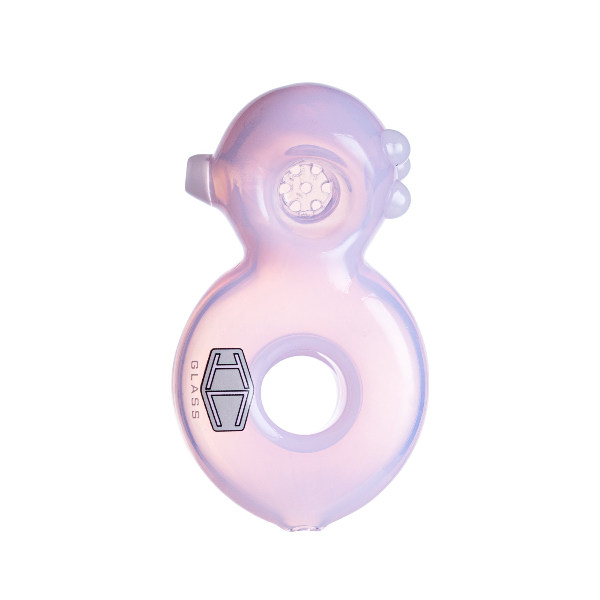 IC Glass - Scissors Hand Pipe | ICHP1038 | Handcrafted Glass Smoking Pipe Secondary image