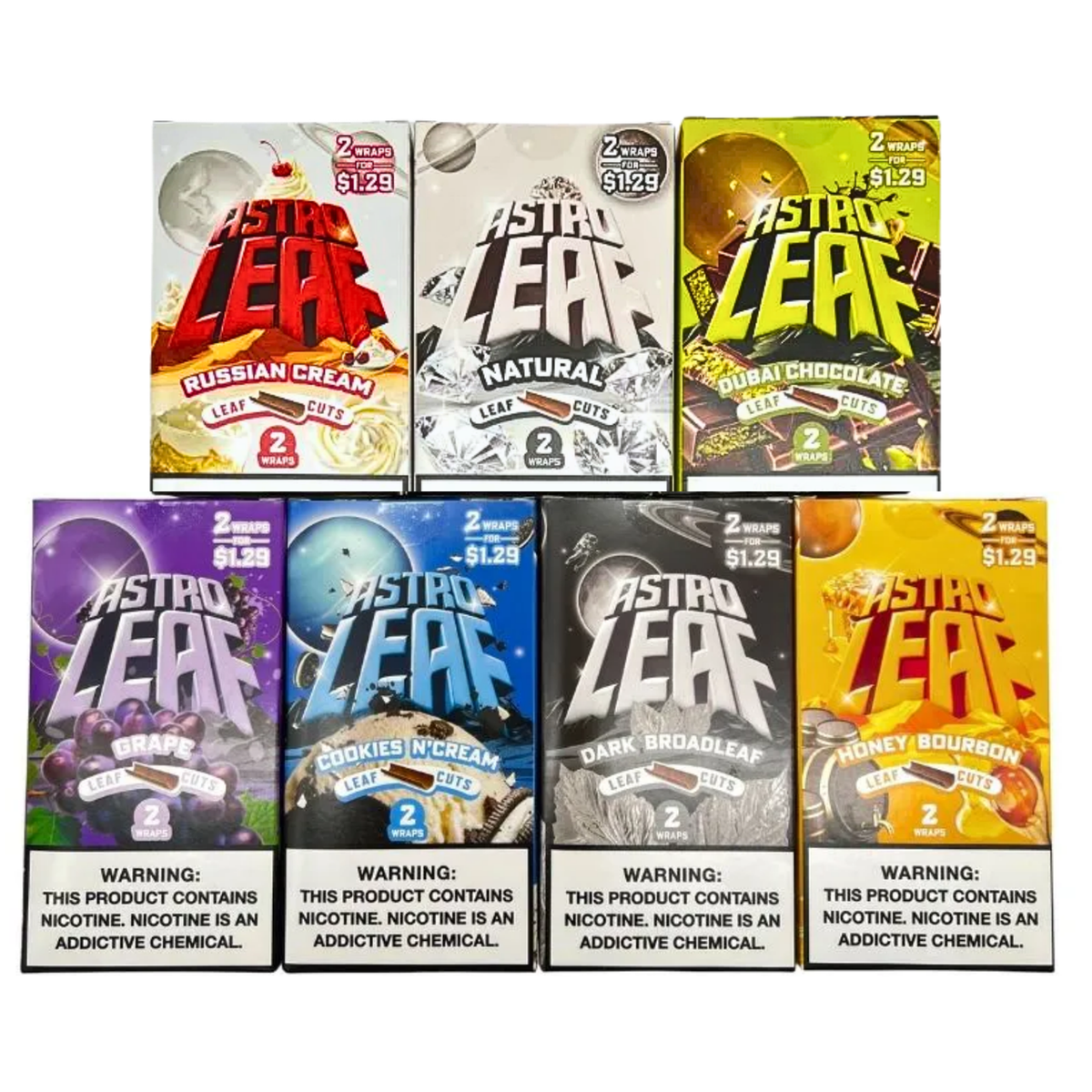 Astro Leaf | 10 Pack Of 2 Wraps |2F1.29 Main image