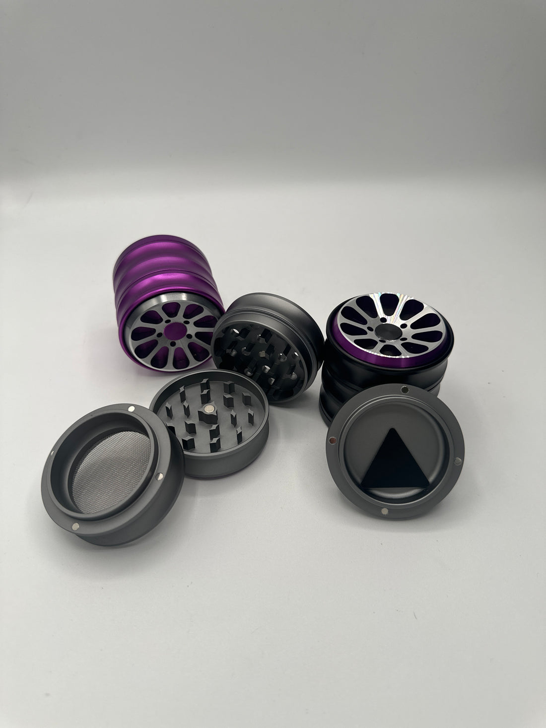 Chromium Crusher 2.2" CNC Grinder | 4-Piece Herb Grinder with Kief Catcher