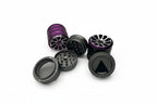 Chromium Crusher - 2.2" CNC Grinder | 4-Piece Herb Grinder with Kief Catcher | Single Unit