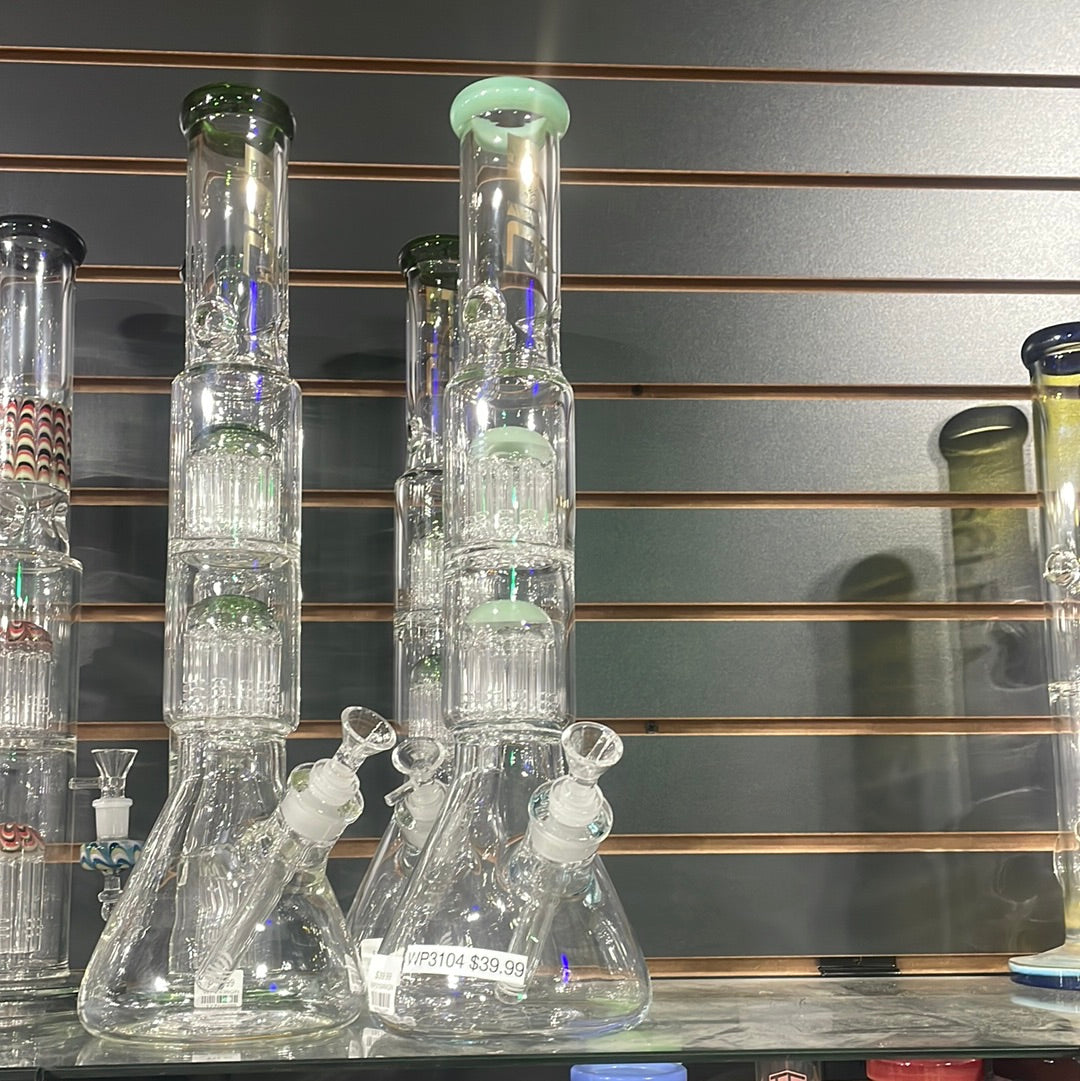 EPIC Straight shooter with dual perk beaker | 18" | Include Down steam