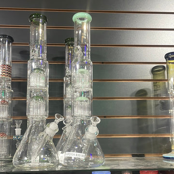 EPIC Straight shooter with dual perk beaker | 18" | Include Down steam