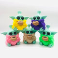 Baby Yoda Glass Rig with Bowl Piece - Character Water Pipe