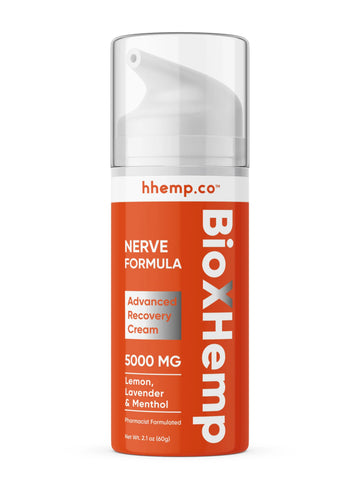BioXhemp Nerve Formula & Advance Recovery Cream - 5000 MG | 2.1oz | Assorted 2 Flavors