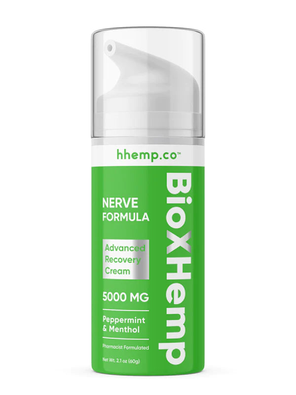 BioXhemp Nerve Formula & Advance Recovery Cream - 5000 MG | 2.1oz | Assorted 2 Flavors