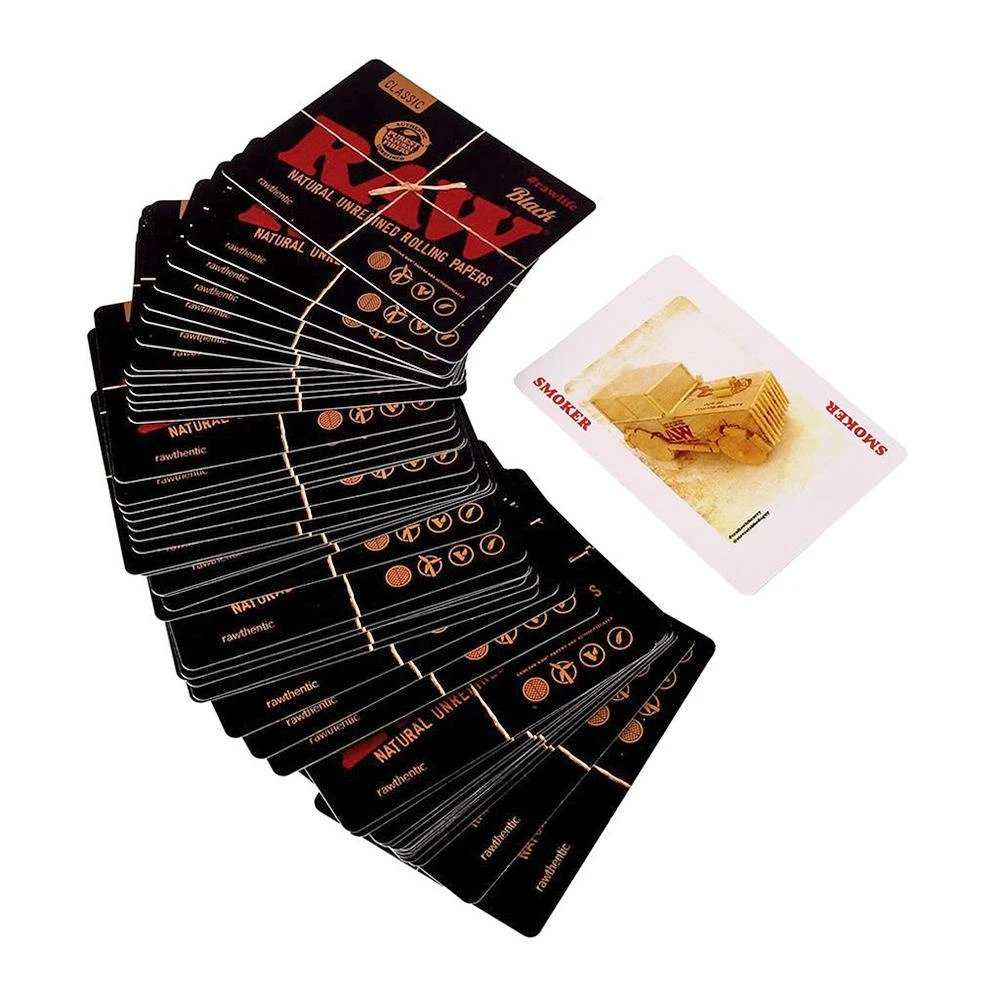 RAW Black Playing Cards – Premium Poker Deck for Smokers Secondary image