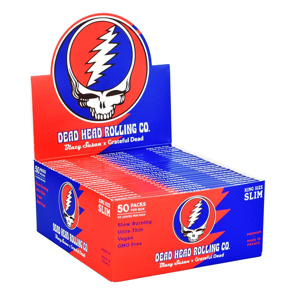 Blazy Susan X Grateful head - Rolling papers | King Size Slim | 50Pack/Box | Main image