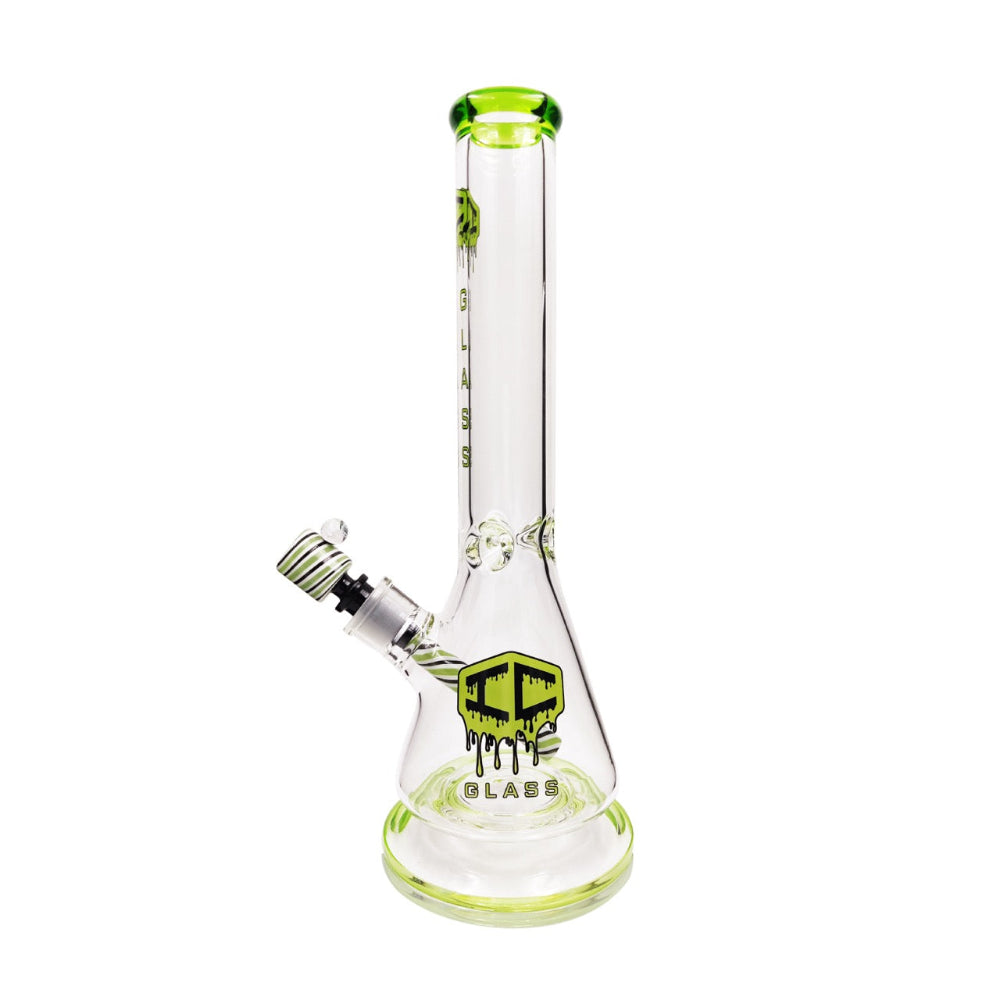 IC GLASS 15” Beaker – Premium Wig Wag Glass Water Pipe | ICBK50| Wholesale
