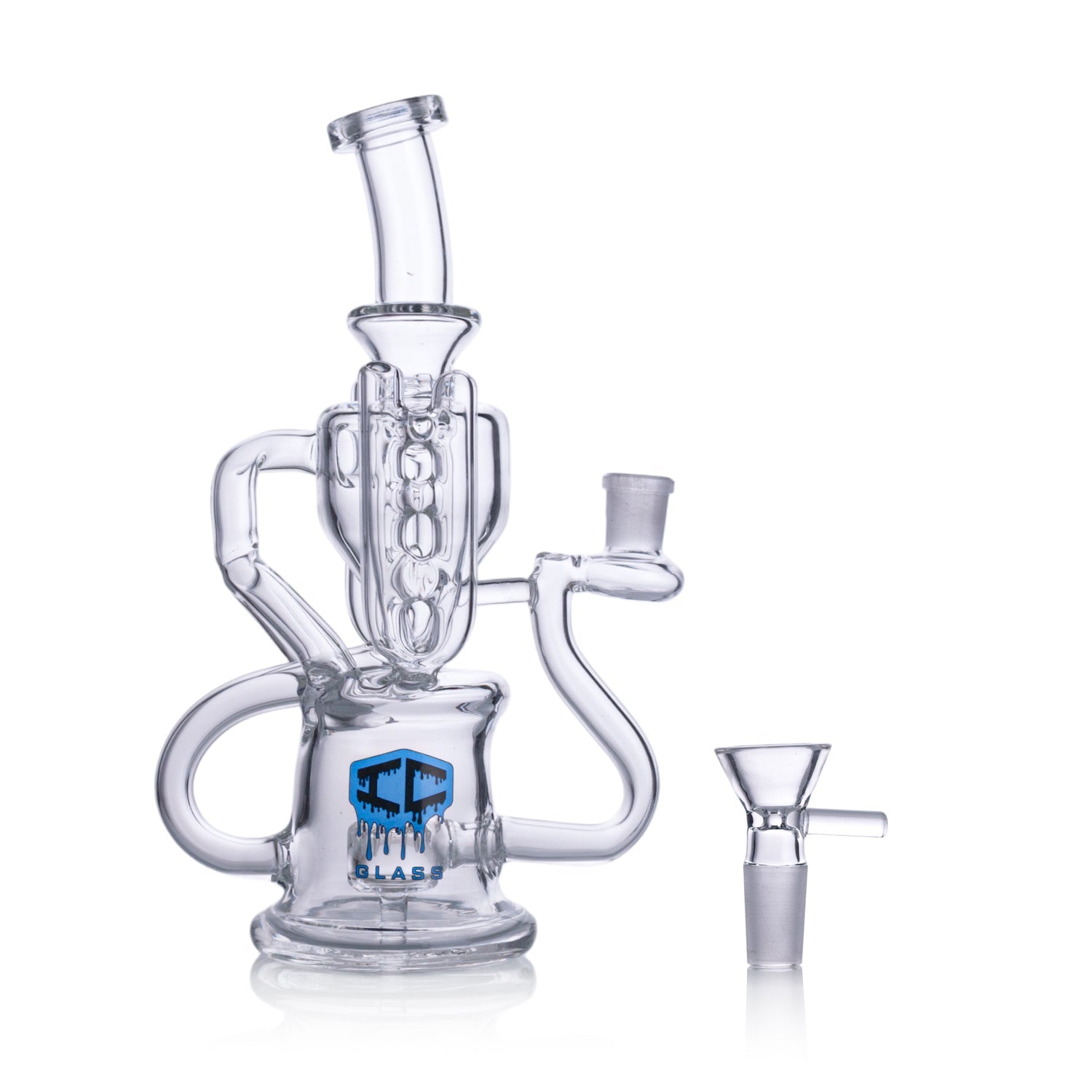 IC Glass - Recycler | ICRE1042: Premium Handcrafted Glass Recycler