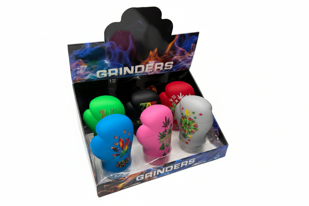 Boxing Glove Design Grinder – Wholesale 6-Pack