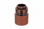 ATOM grinder with glass storage jar and silicone protector brown