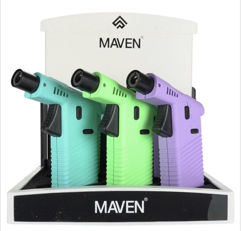 Bulk MAVEN CANNON lighters 6 pack for wholesale stores